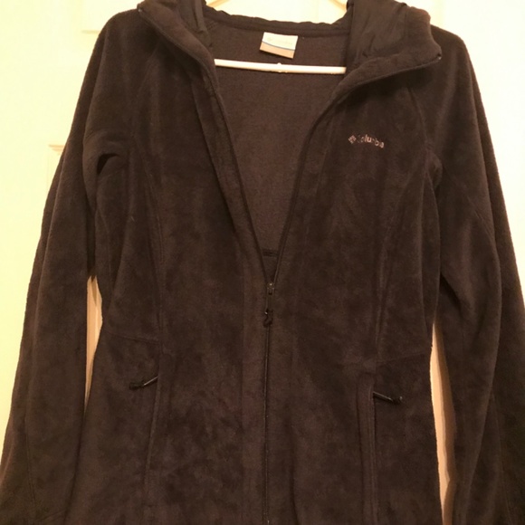 Columbia black fleece long zipper sweater - Picture 5 of 6